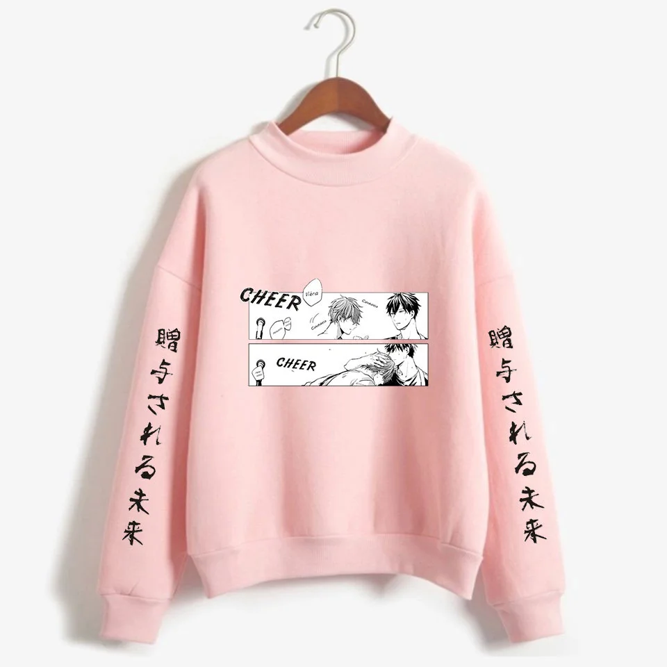

2021 DGIVEN Sweatshirt Women Treat People With Kindness Turtleneck Hoodies Sweatshirts Unisex Letters Print Tracksuit