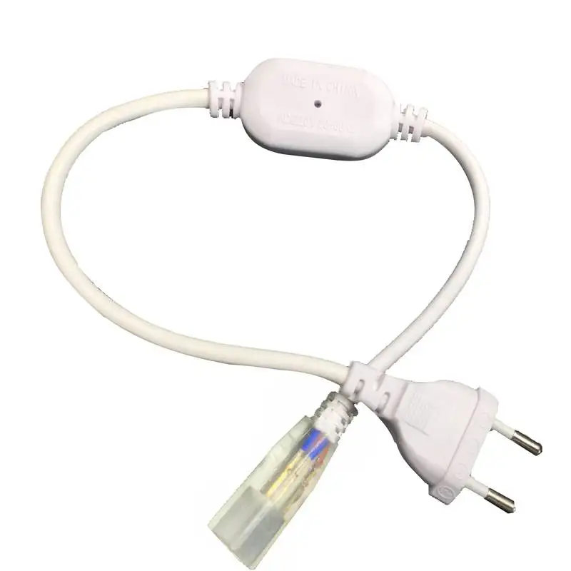 Штепсельная Вилка европейского стандарта светодиодный шкаф светильник для AC 220V