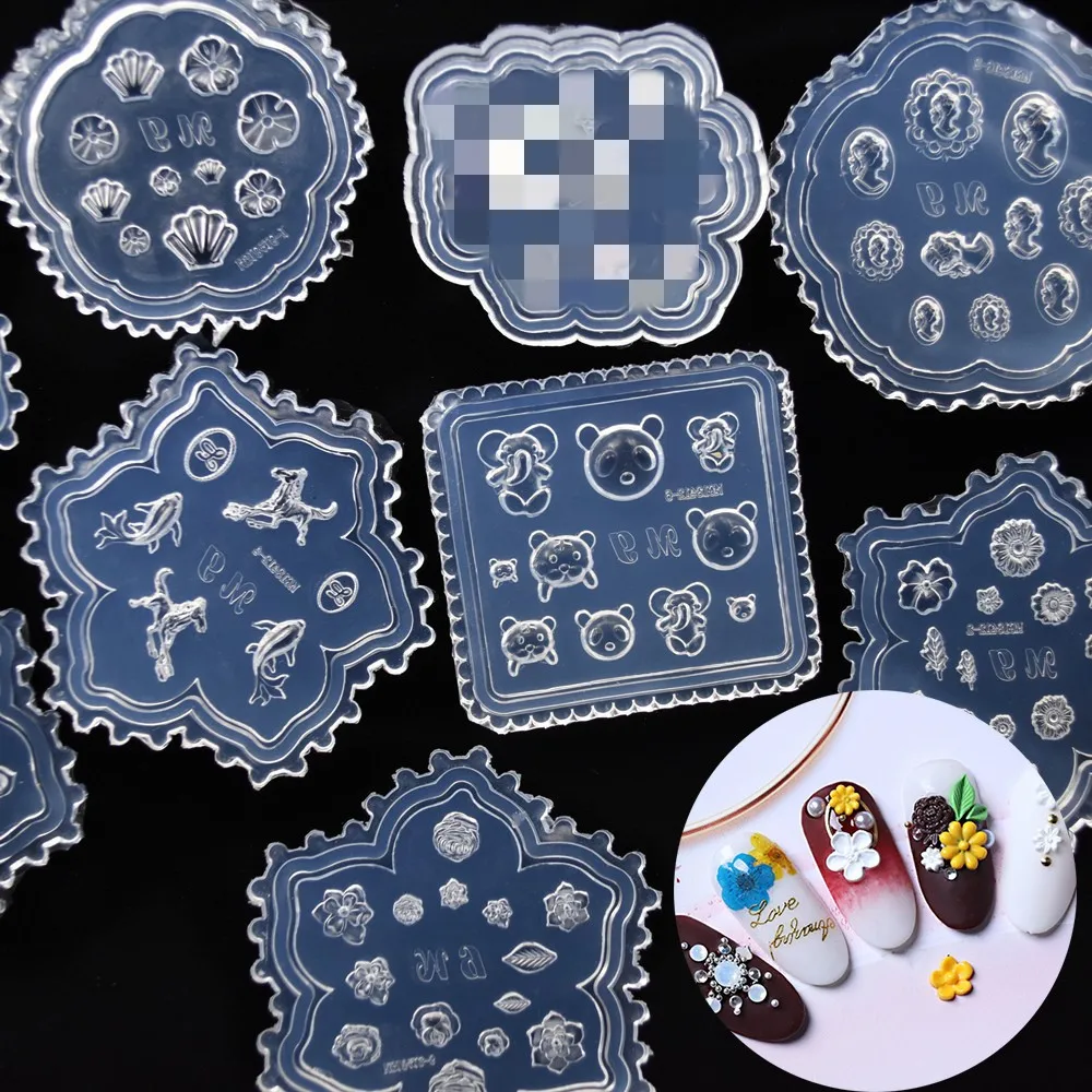 Силиконовая форма SNASAN для дизайна ногтей УФ-отверждаемая эпоксидная смола |