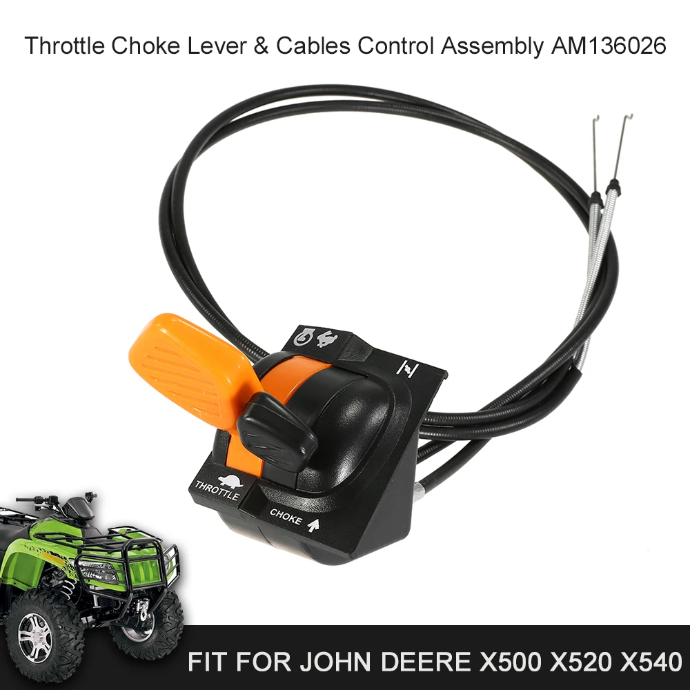 Контроллер рычага газа с большой заслонкой кабель в сборе подходит для John Deere X500