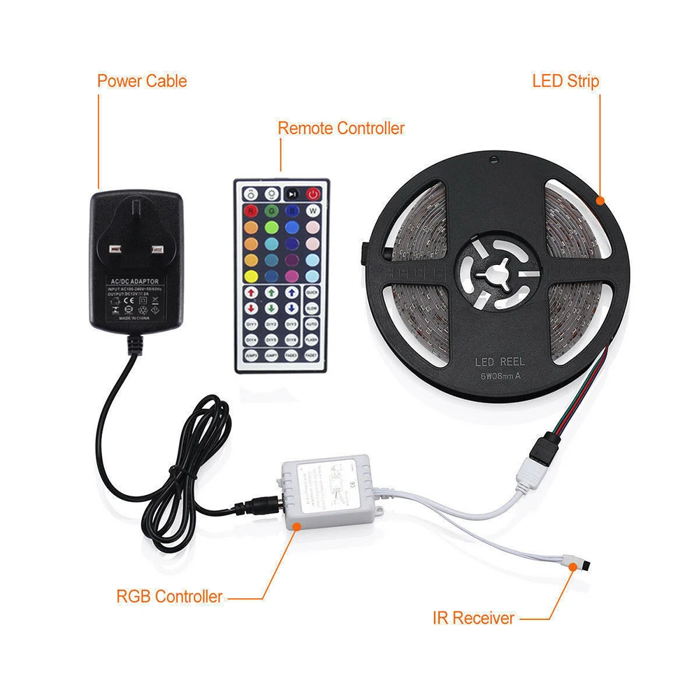 Лента Светодиодная гибкая с дистанционным управлением 150 футов 12 В | Освещение