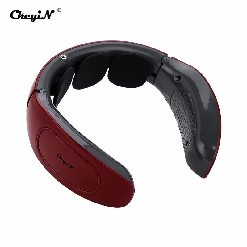 Электрический магнитный импульсный умный 3D плавающий электрод массажер для шеи