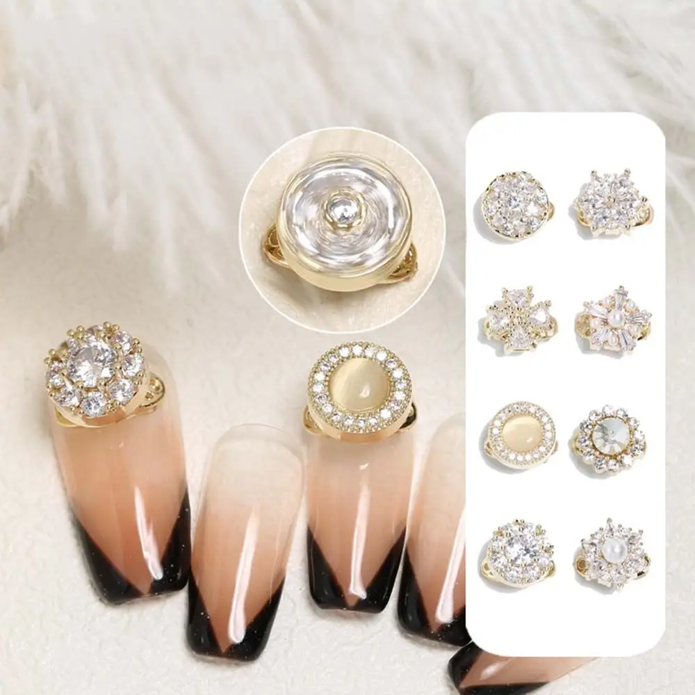 

1 шт. блестящие циркониевые Стразы для дизайна ногтей вращающиеся бусины ювелирные изделия Аксессуары для маникюра новый год зеркальные