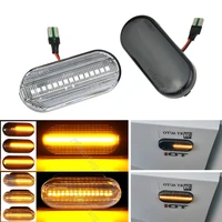 2 pieces led dynamic side marker turn signal light sequential blinker light for ford c max fiesta focus mk2 fusion galaxy