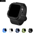 Ремешок URVOI для Apple Watch Series 6, SE, 5, 4, чехол для iWatch jelly TPU2, защитная рамка 40, 44 мм, противоударный
