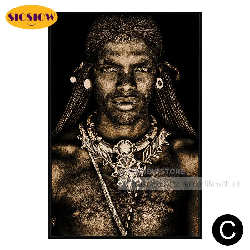 Black Gold 5d Diy Diamond Painting Cross Stitch African Men Women Full Drill Square Daimond Mosaic Embroidery Modern Home Decor | Дом и сад