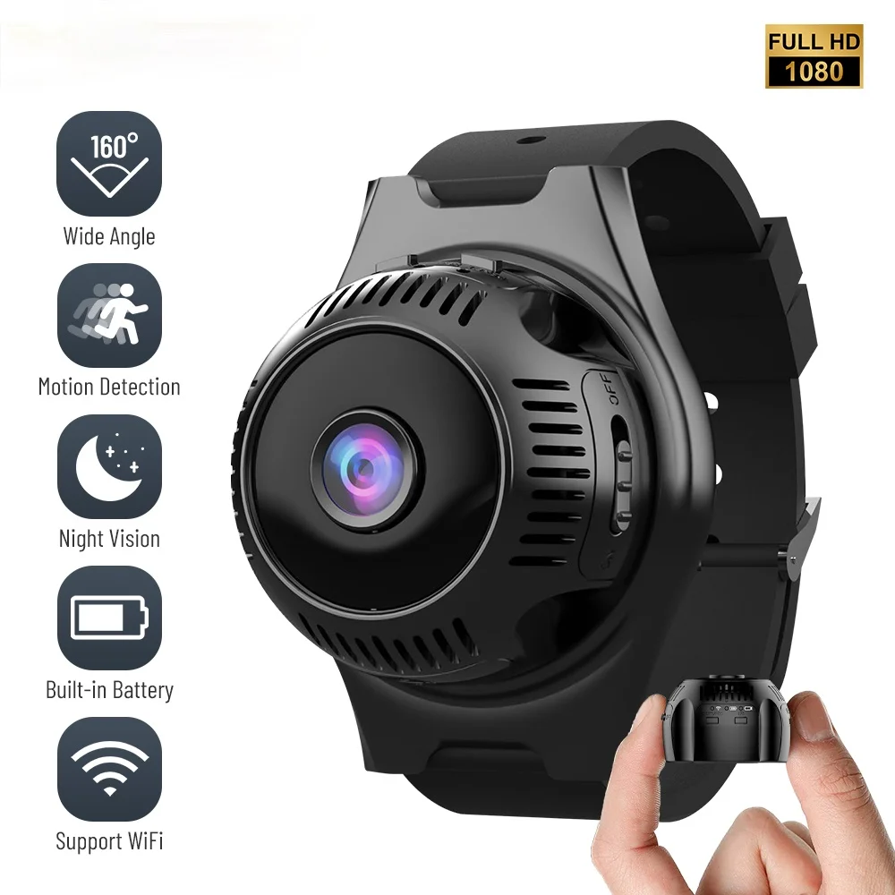 

Мини-видеокамера с функцией ночной съемки, Wi-Fi, HD 1080P