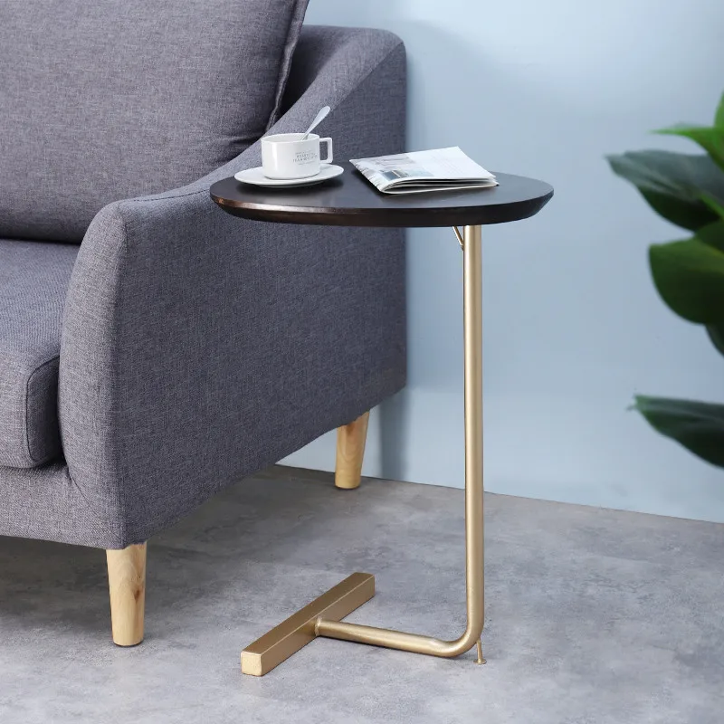 Диваны из массива дерева маленький круглый столик чайный простой современный