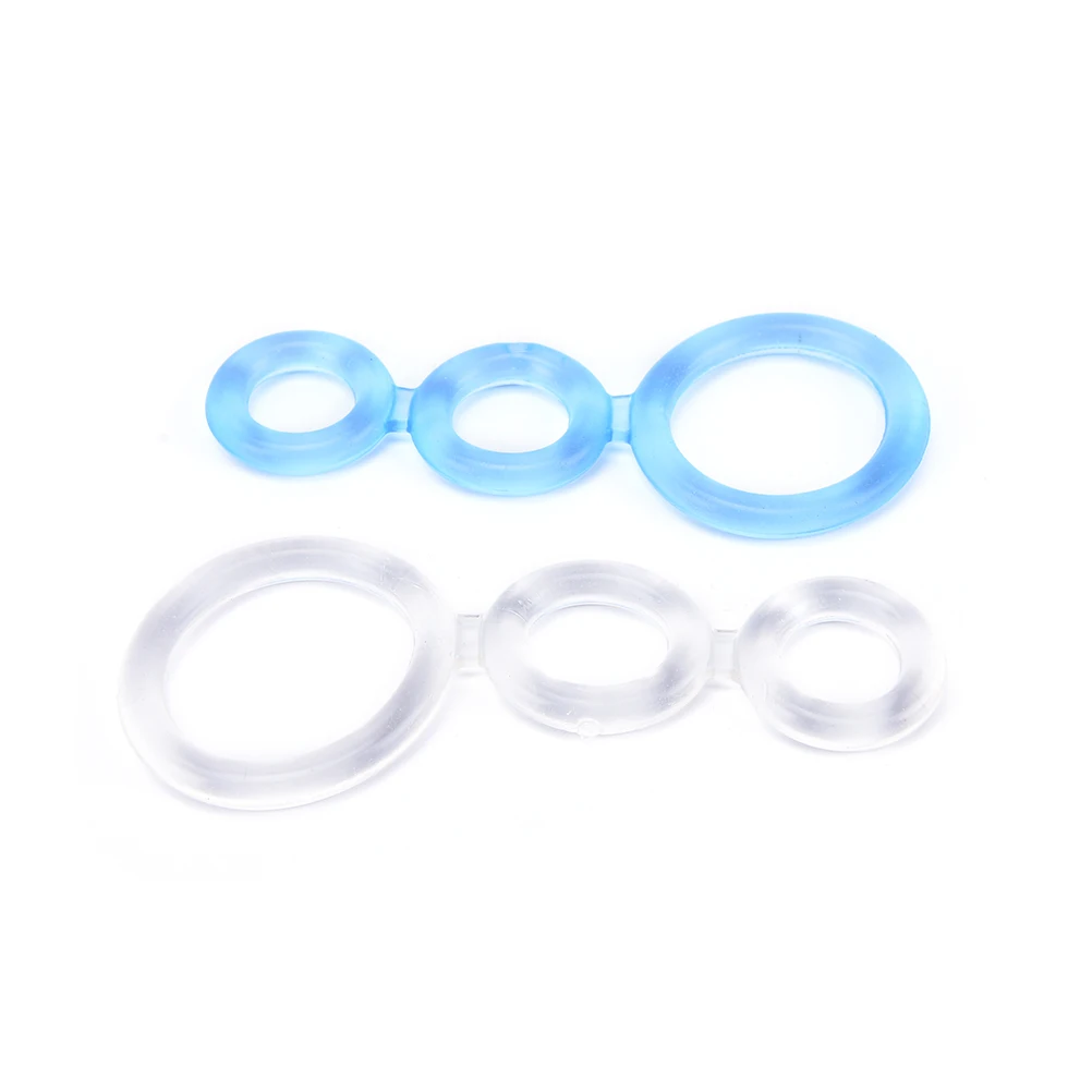 Высокая эластичность тренера Кольца для пениса 3 Задержка эякуляции секс игрушки