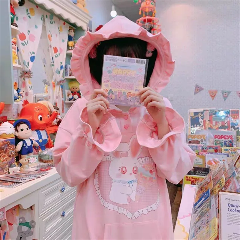 

Женская осенне-зимняя толстовка с капюшоном, свободного покроя