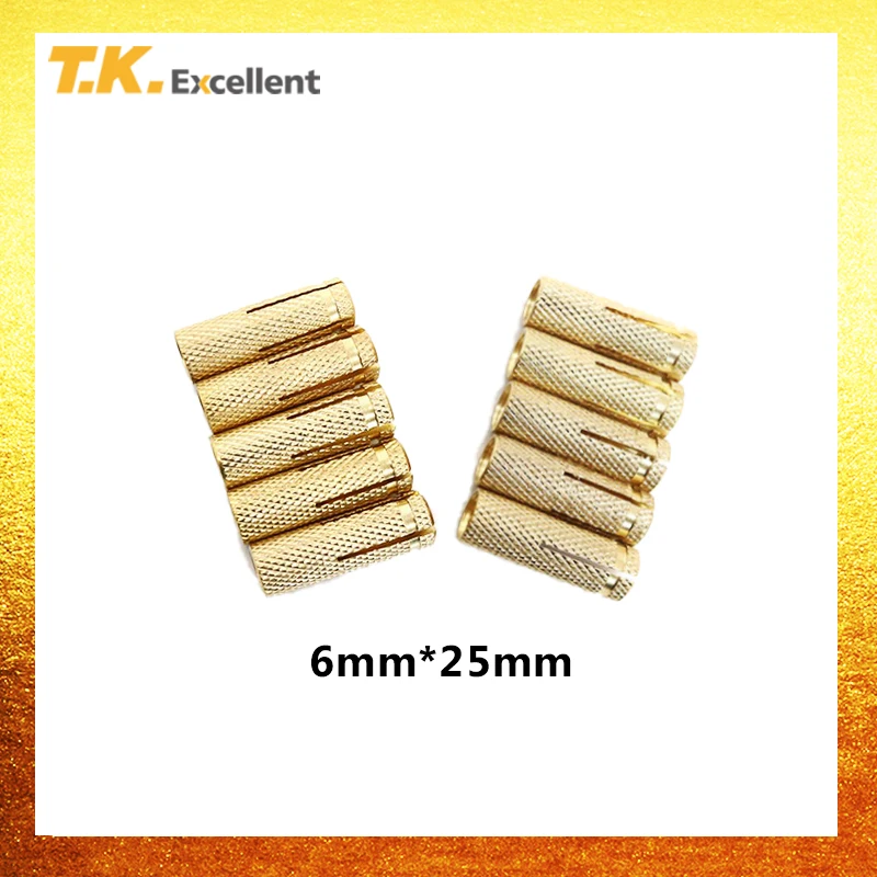 T.K.Excellent 25 шт. 6*25 натуральный Медный Подвесной якорь домашняя декоративная