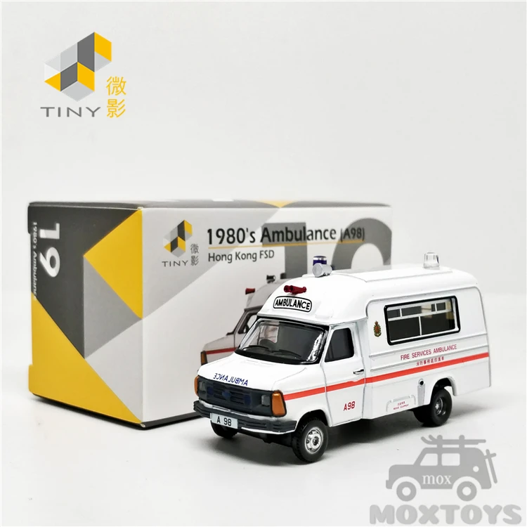 

Tiny 1:76 1980s Ambulance (A98) HongKong FSD Diecast Model Car