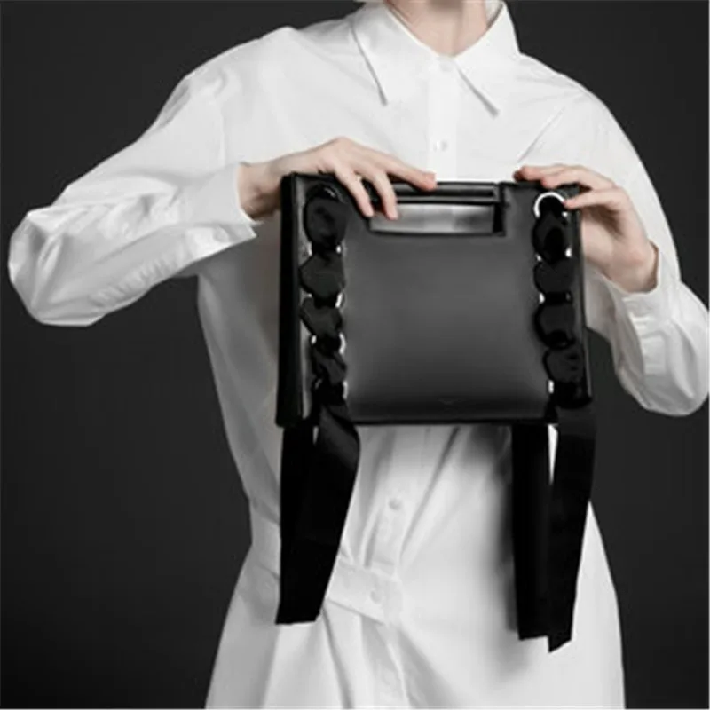 

Новая женская Высококачественная кожаная сумка-мессенджер с цепочкой через плечо женская сумка для женщин 2020 квадратная сумочка Bolsos Mujer