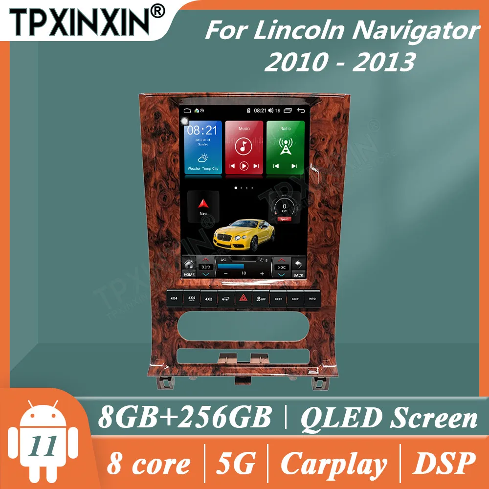 

Android 11.0 Car Radio Stereo for Lincoln Navigator 2010 2011 2012 2013 Multimedia Player GPS Navigation Touch Screen Head Unit