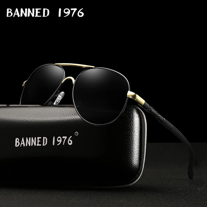 

High Quality Aluminum HD Polarized Sunglasses UV400 Men Driving Metal Frame Sun Glasses Male Goggles Women Cool Oculos Original