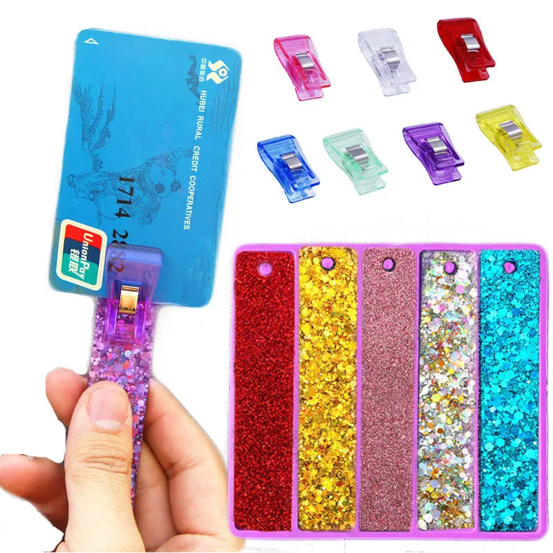 

DIY Long Nail Card Reader Long Strip Keychain Silicone Mold Card Reader Crystal Epoxy Resin Mold