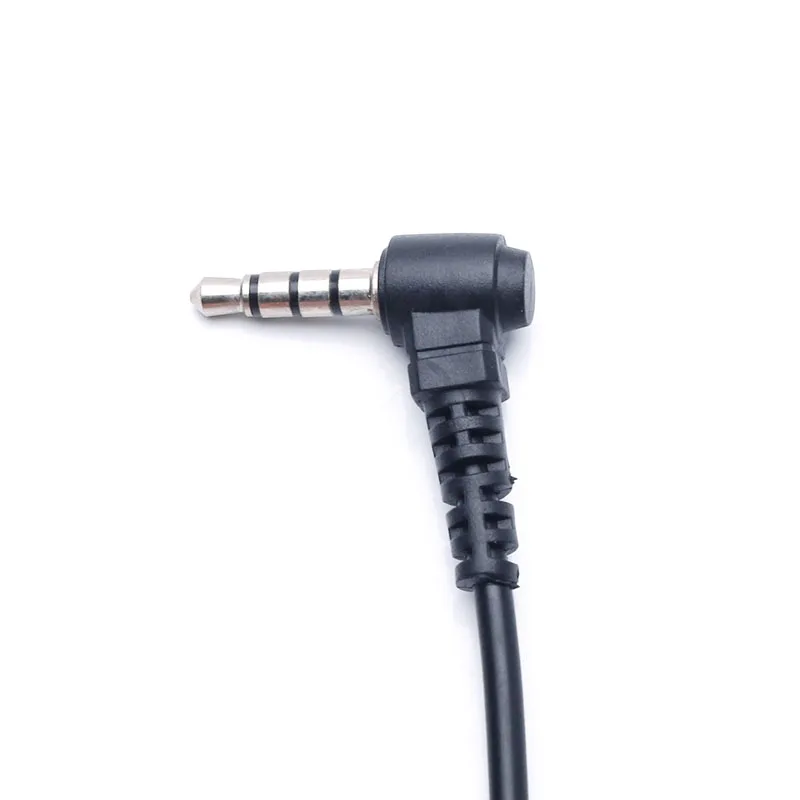 oppxun 2 pin headphones mic 3 5mm 1 pin y plug earpiece for vertex vx160 vx 168 vx 5r yaesu ft 50r ft 60r ft 250r walkie talkie free global shipping