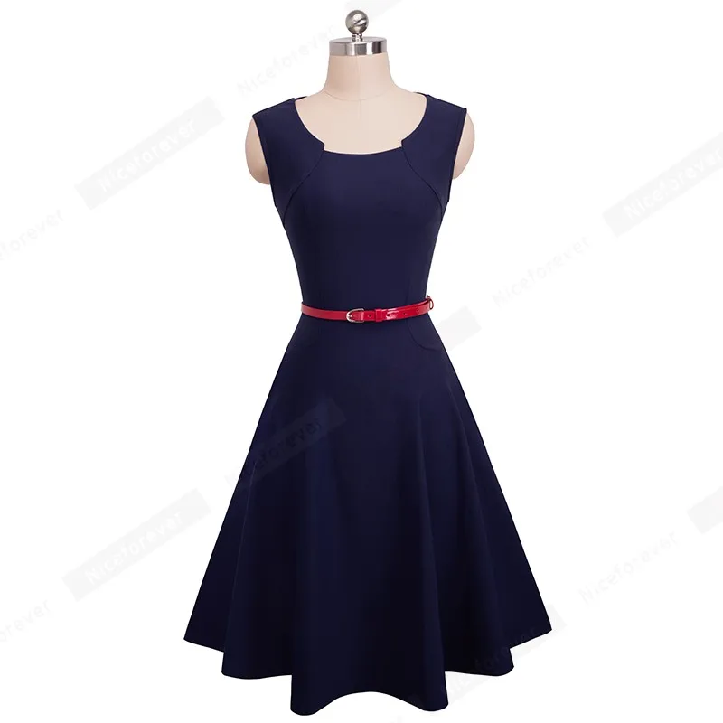 Женское клетчатое платье без рукавов повседневное винтажное классическое