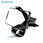 Держатель для телефона для приборной панели автомобиля, мобильный телефон с клипсой, регулируемая подставка для телефона на 360 градусов