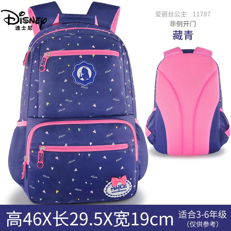 Original Disney Fifth Grade Schoolbag Elementary School Students Lightweight 3-4 Years Old Girls New Korean Backpack