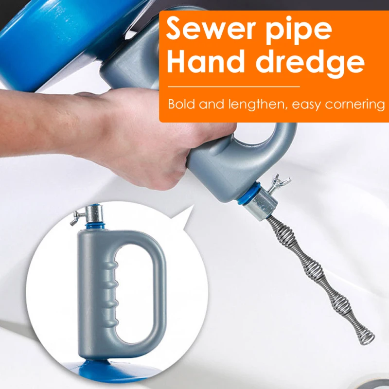 5 м трубочный земснаряд для кухни туалета канализационного засорения ручной