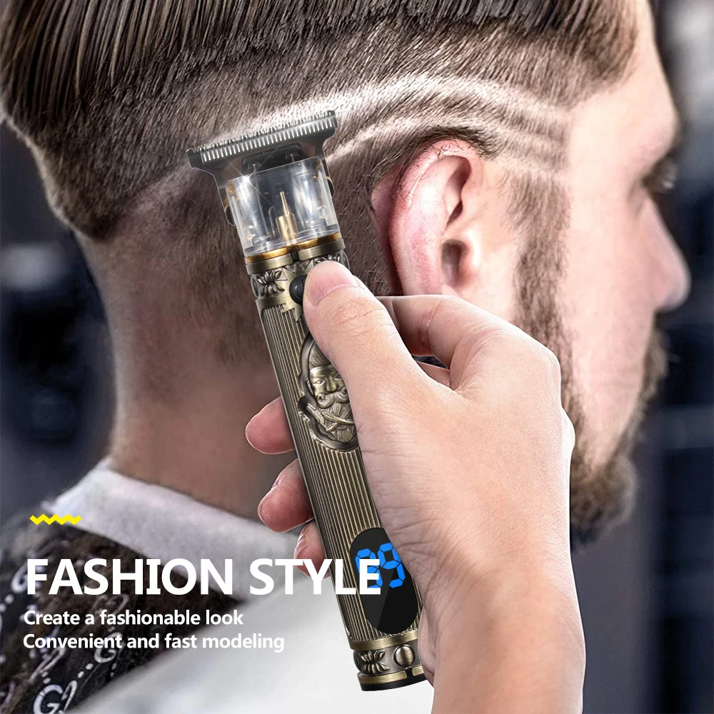 

USB Electric Hair Clipper Professional 0mm Hair cutting machine Beard Trimmer for men Barber Shaver Rechargeable