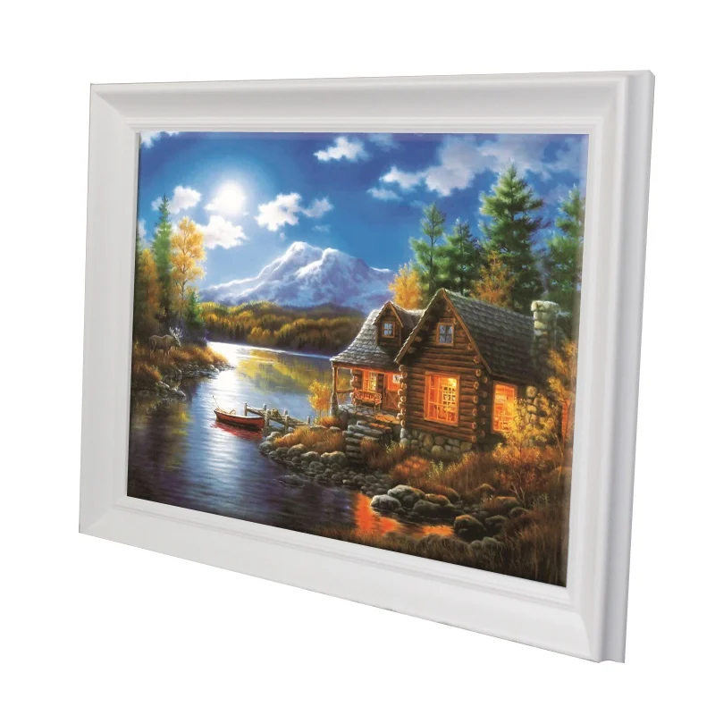 Пейзаж Daimond картина мозаика дом Алмазная 5D полная вышивка крестом дрель|Алмазная