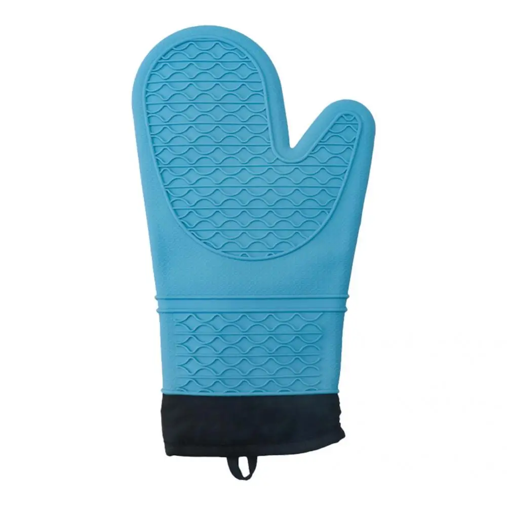 

1Pc Safe Non-Slip Textured Grip Oven Mitt Potholder Protection Three-layers