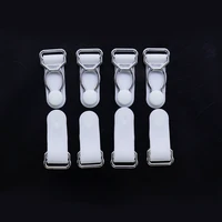 silver metal white pp sling clip clothing accessories clothing clip sewing supplies 200 pcsbag 1 2cm