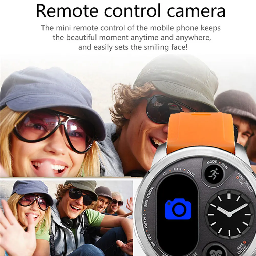 T3 Смарт-часы для телефона IOS Android с двойным механизмом водонепроницаемые IP67