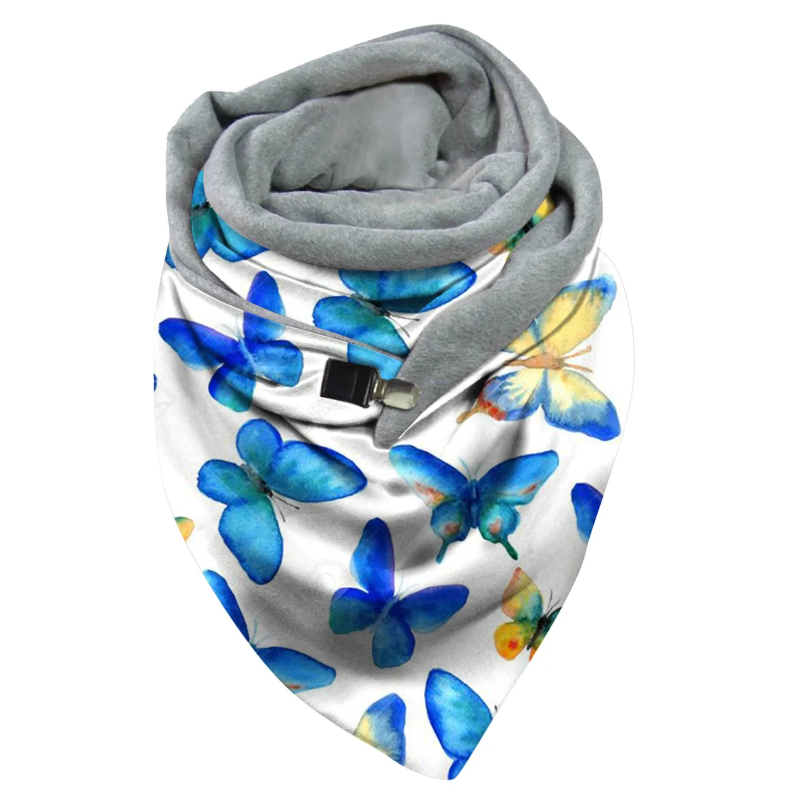Разноцветные Теплые шарфы-бабочки сезон весна-Зима 2020 женский шарф-клипер шали