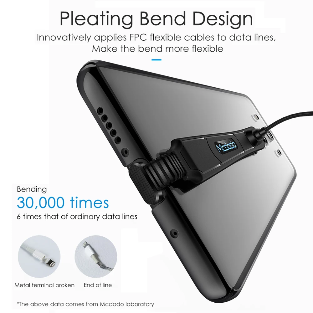 Mcdodo USB Type C кабель для Samsung S9 S8 Xiaomi Redmi Note 7 2A быстрая зарядка HUAWEI P30 Pro P20 игровой