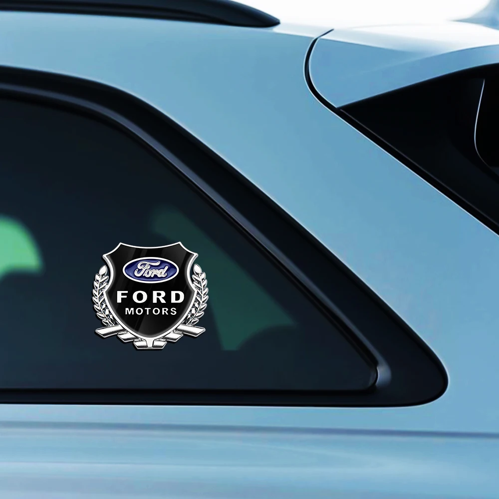 2pcs 3D Metal Car Side Door Sticker Window Body Decoration Decals Auto Styling For Ford Focus Fiesta Mk2 Party Mk3 Ranger Mondeo |