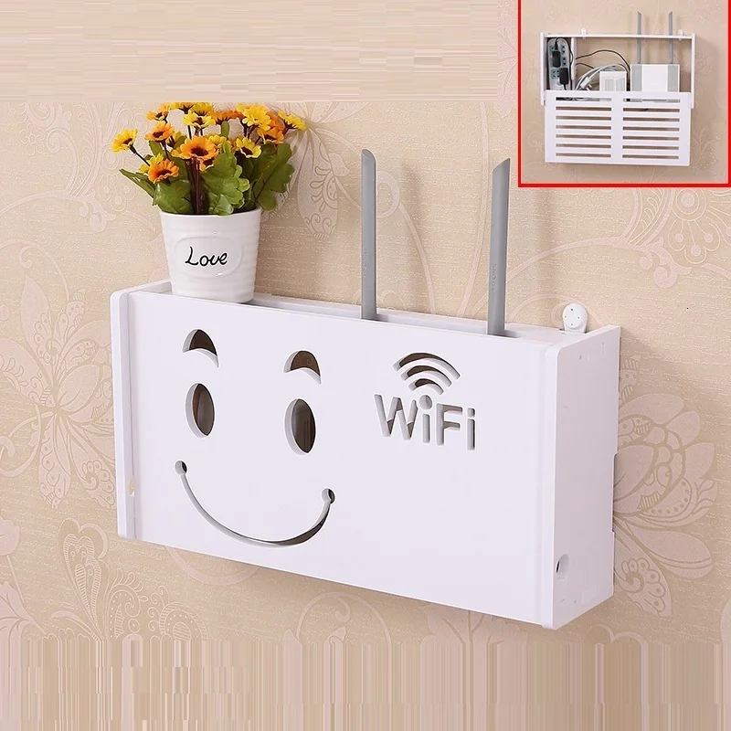 Европа Wi-Fi маршрутизатор Коллекция украшения Многофункциональный стеки шкаф для хранения ящиков полка розетка крышка вешалка ТВ комплект-топ
