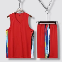 customizable men kids women basketball training jersey set blank college tracksuit youth unisex team basketball uniforms suit
