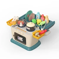 2021 new children lifelike kitchen appliance educational set toys for 3 8 year old girls cooking utensils