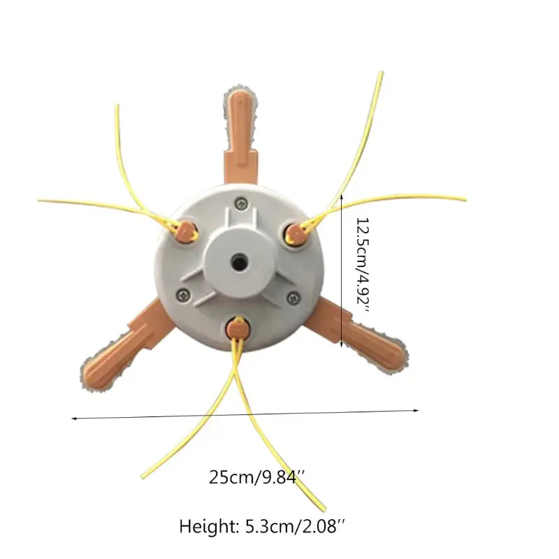 

Dual Use Grass Trimmer Head Nylon Razor Lawn Mower Cutter Blade Garden Accessories Power Tools
