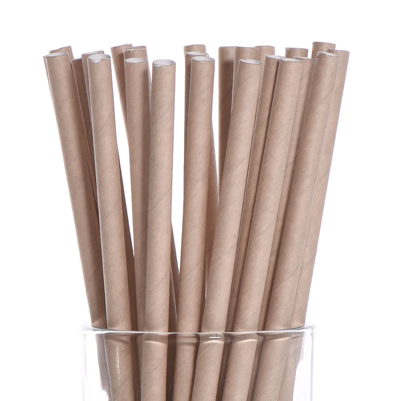 pure Khaki 25 шт eco-friendly зеленый бамбук бумажные, с пандой соломинки для дня рождения Свадебная вечеринка Baby Shower украшения событие для питьевой воды - Цвет: pure Khaki