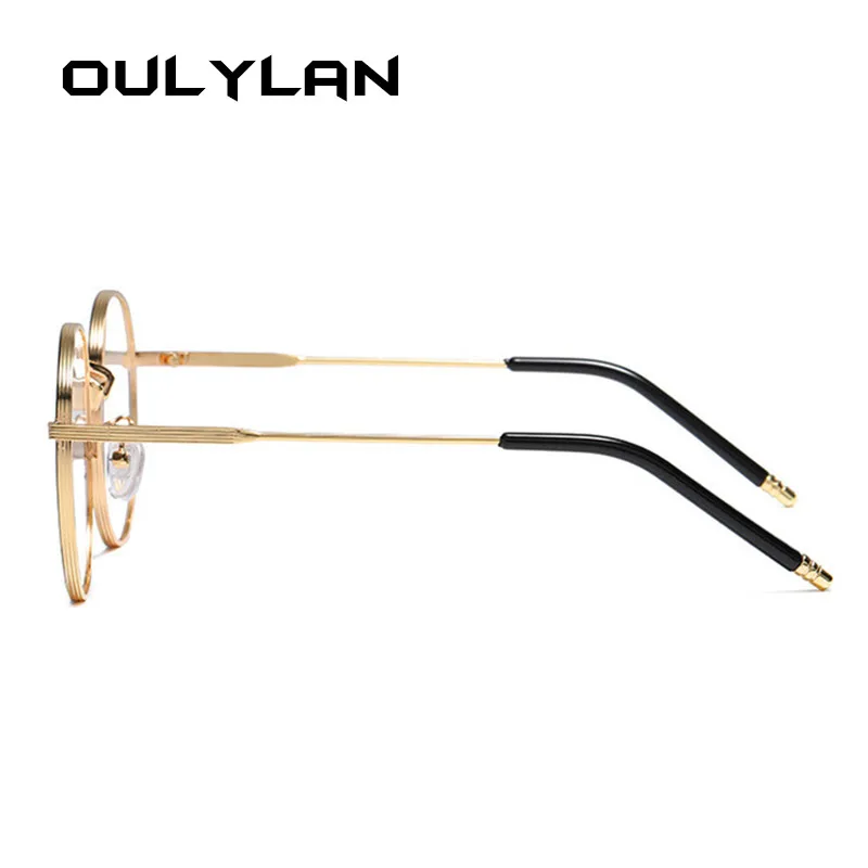

Oulylan Women Glasses Frame Men Clear Round Eyeglasses Frames Ladies Mirror Eyewear Sepectacle Transparent Optical Eye Glasses
