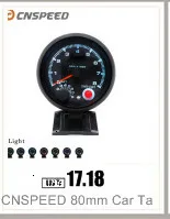 CNSPEED 2," 60 мм Универсальный высокоскоростной гоночный автомобиль Тахометр измеритель оборотов для 12 В Honda Civic автомобильный измерительный прибор