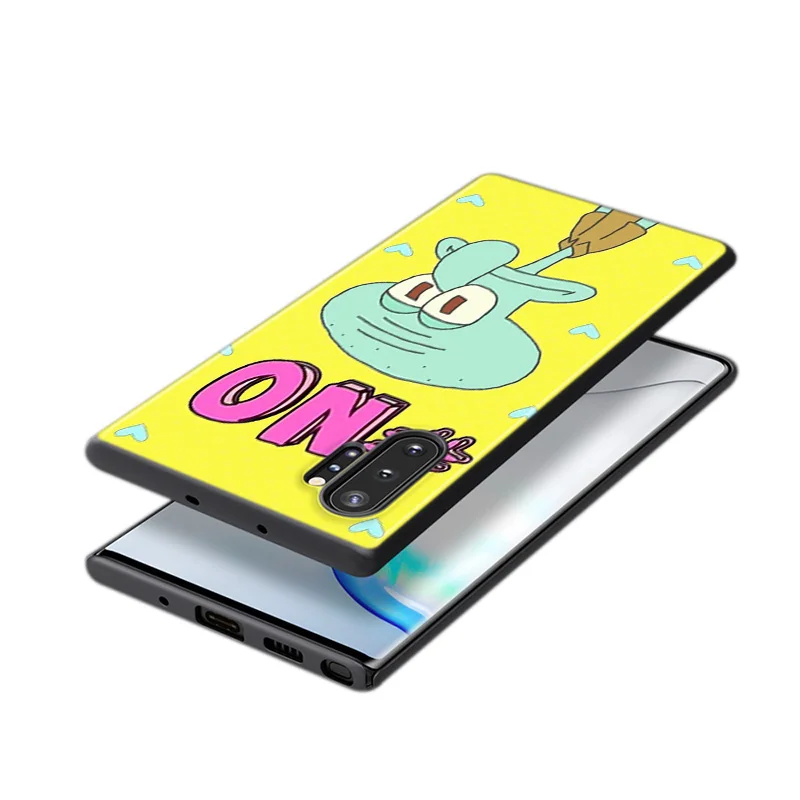 

Cute Funny Yellow Sponge Baby For Samsung Galaxy S21 S20 FE Ultra S10 Lite 5G S10E S9 S8 Plus S7 S6 Edge Phone Case