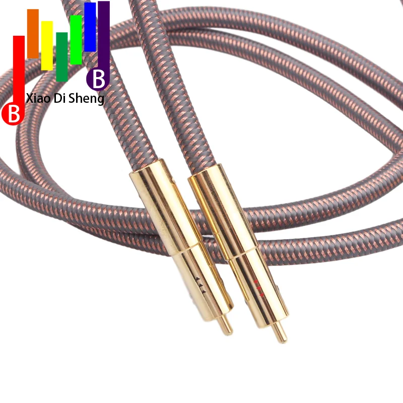 

Hifi RCA Cable Accuphase 40th Anniversary Edition RCA Interconnect Audio Cable Gold plated plug rca interconnect cable