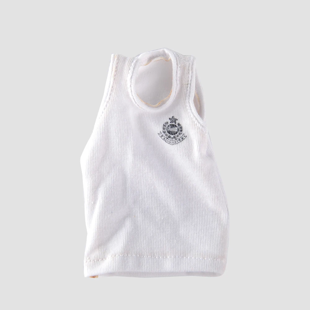 

1/6 Мужская фигурка, белый жилет, модель костюма для 12-дюймовой экшн-фигурки, аксессуары