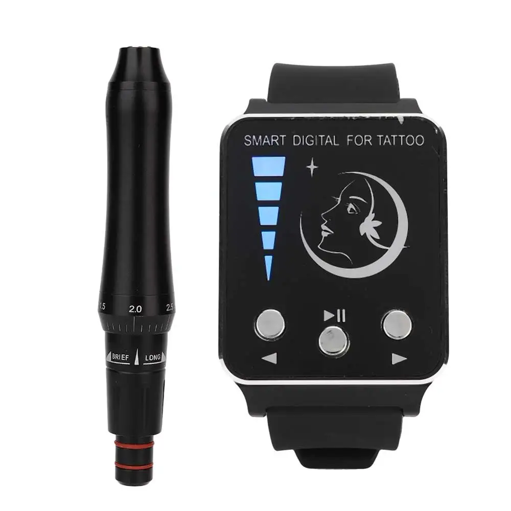 Профессиональная Мини машинка для татуажа бровей с контроллером перманентного