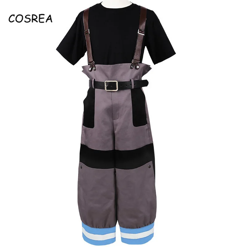 Cosrea Fire Force Shinra Kusakabe костюм для косплея пожарная команда Enen no Shouboutai Asa Boiru Униформа