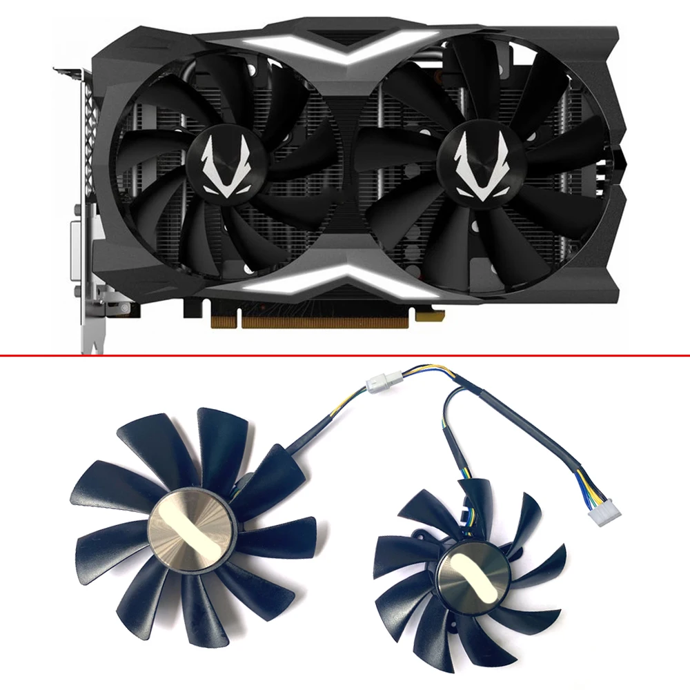 

100MM GAA8S2U 87MM GA92S2H 4PIN DC12V 0.35A GPU Cooling Fan For ZOTAC GAMING GeForce RTX2070 RTX 2070 OC Mini Video Card Fans