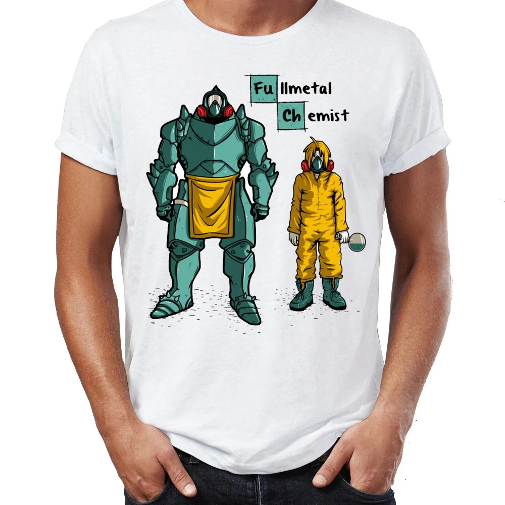 2019 модная футболка для мужчин s Breaking Bad Full Metal Chemist Alchemist Artsy Awesome художественная