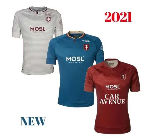 

maillot de foot 20 21 FC METZ SOCCER JERSEYS 2020 2021 BOULAYA DIALLO CENTONZE BRONN VAGNER NIANE FOFANA VAGNER HOME FOOTBALL