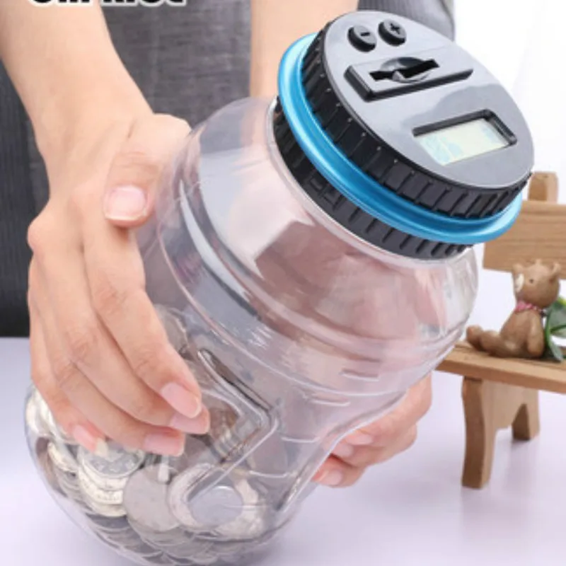 Креативная безопасная копилка для денег электронная цифровая Безопасная