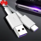 Кабель USB Type-C для Samsung S20 S9 S8 Xiaomi Huawei P30 Pro, быстрая зарядка, цвет белый, 5 А